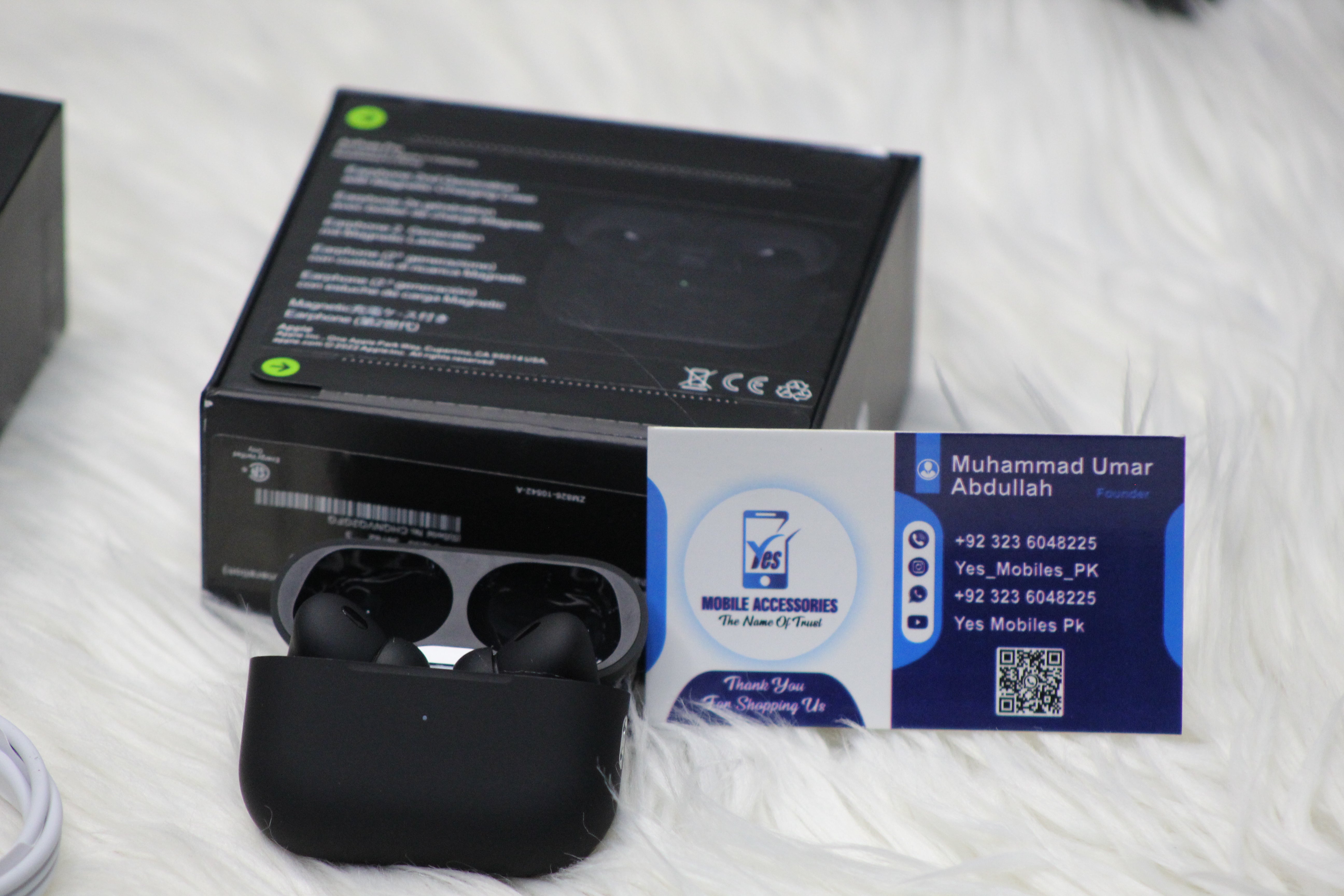 Apple AirPods Pro 2nd Gen Matte black With ANC + Free Case